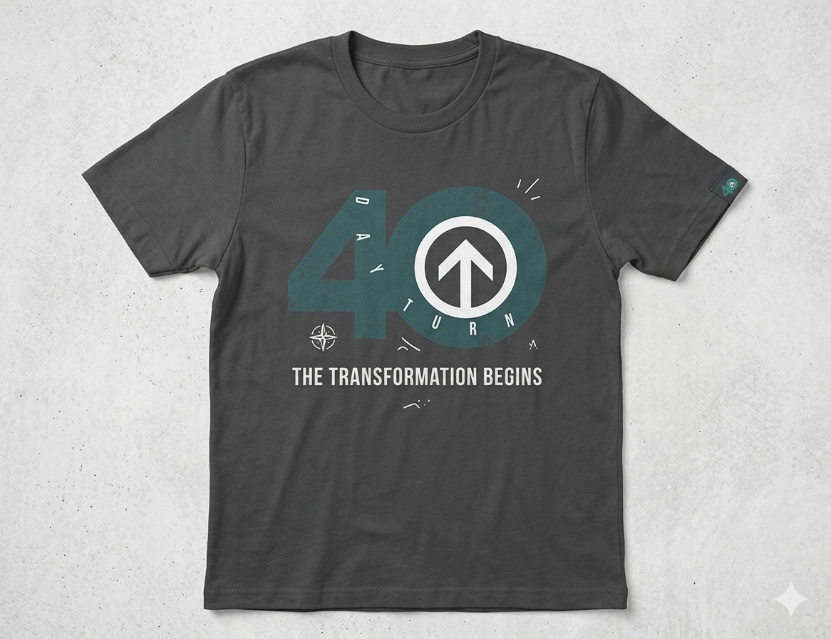 40 Day Turn Up official Tee