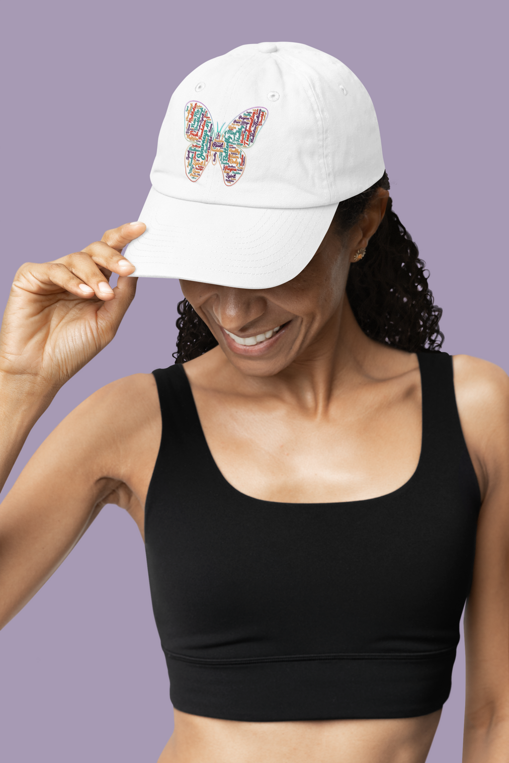 Journey White Butterfly Hat